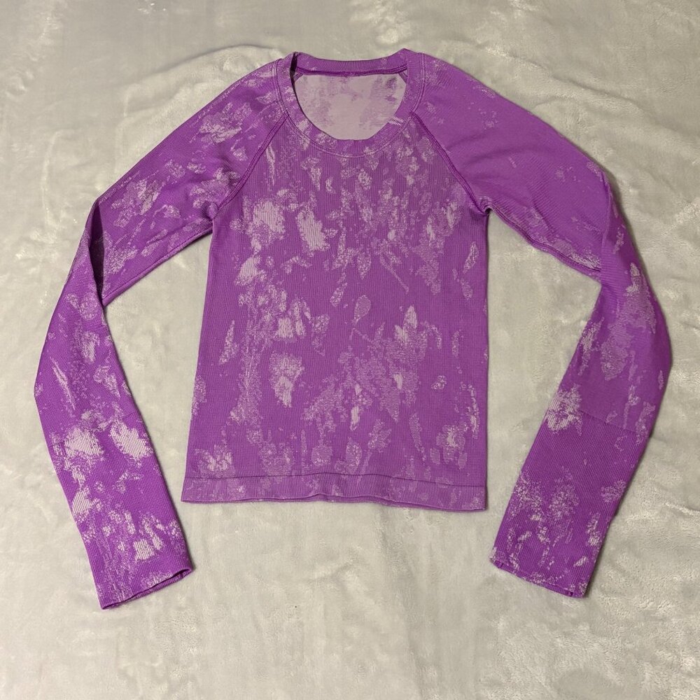 lululemon athletica Purple Long Sleeve Tee
